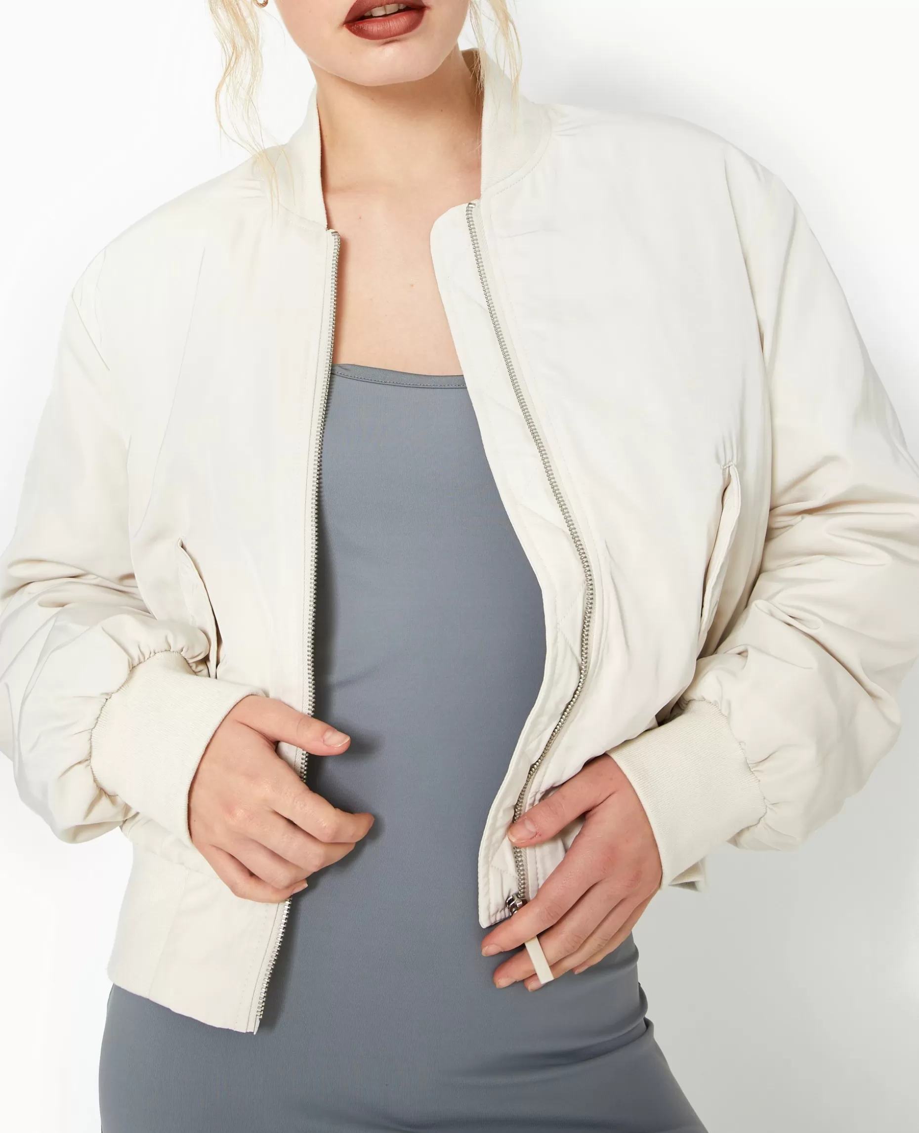 Fashion Pimkie Blouson Bomber - blanc