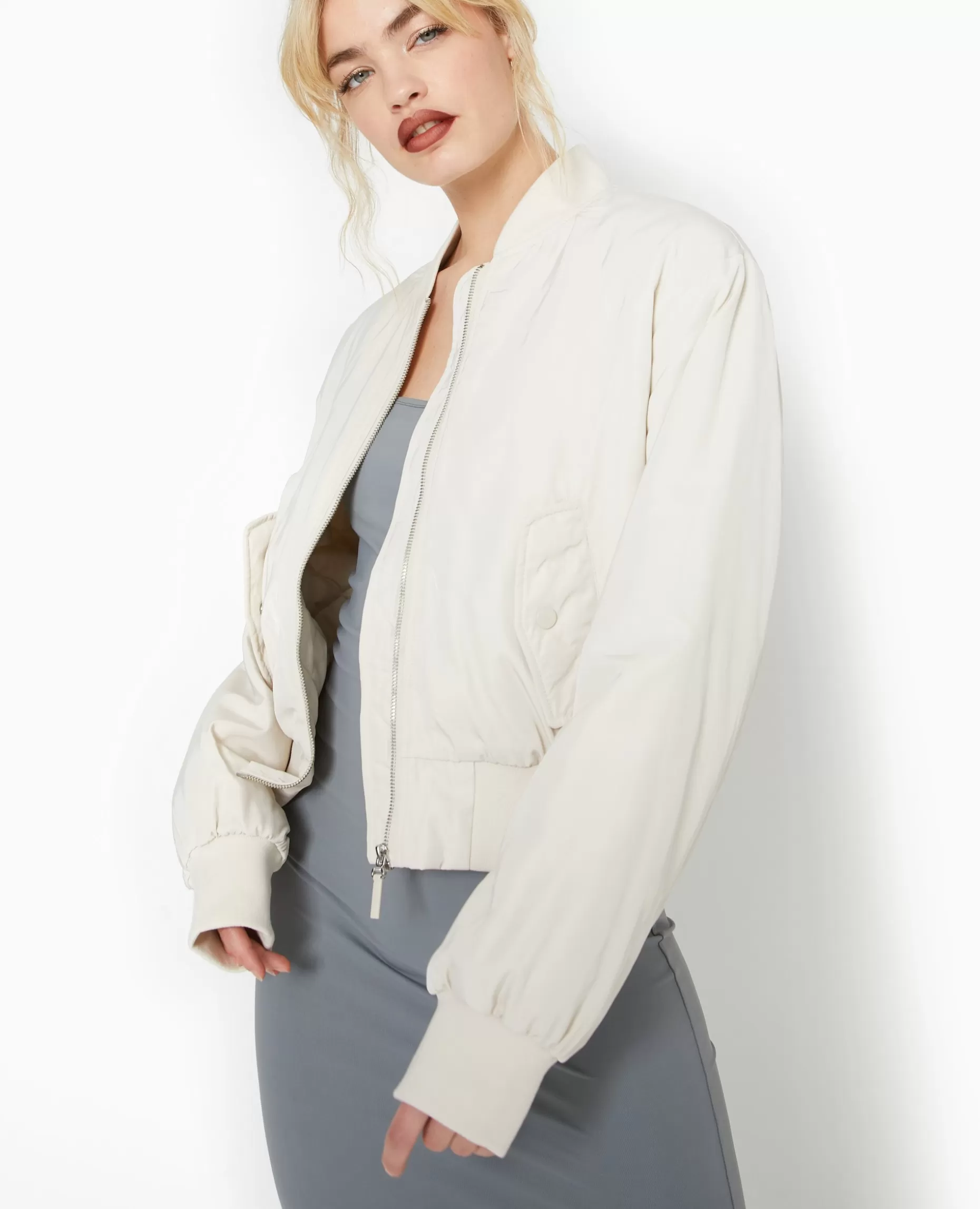 Fashion Pimkie Blouson Bomber - blanc