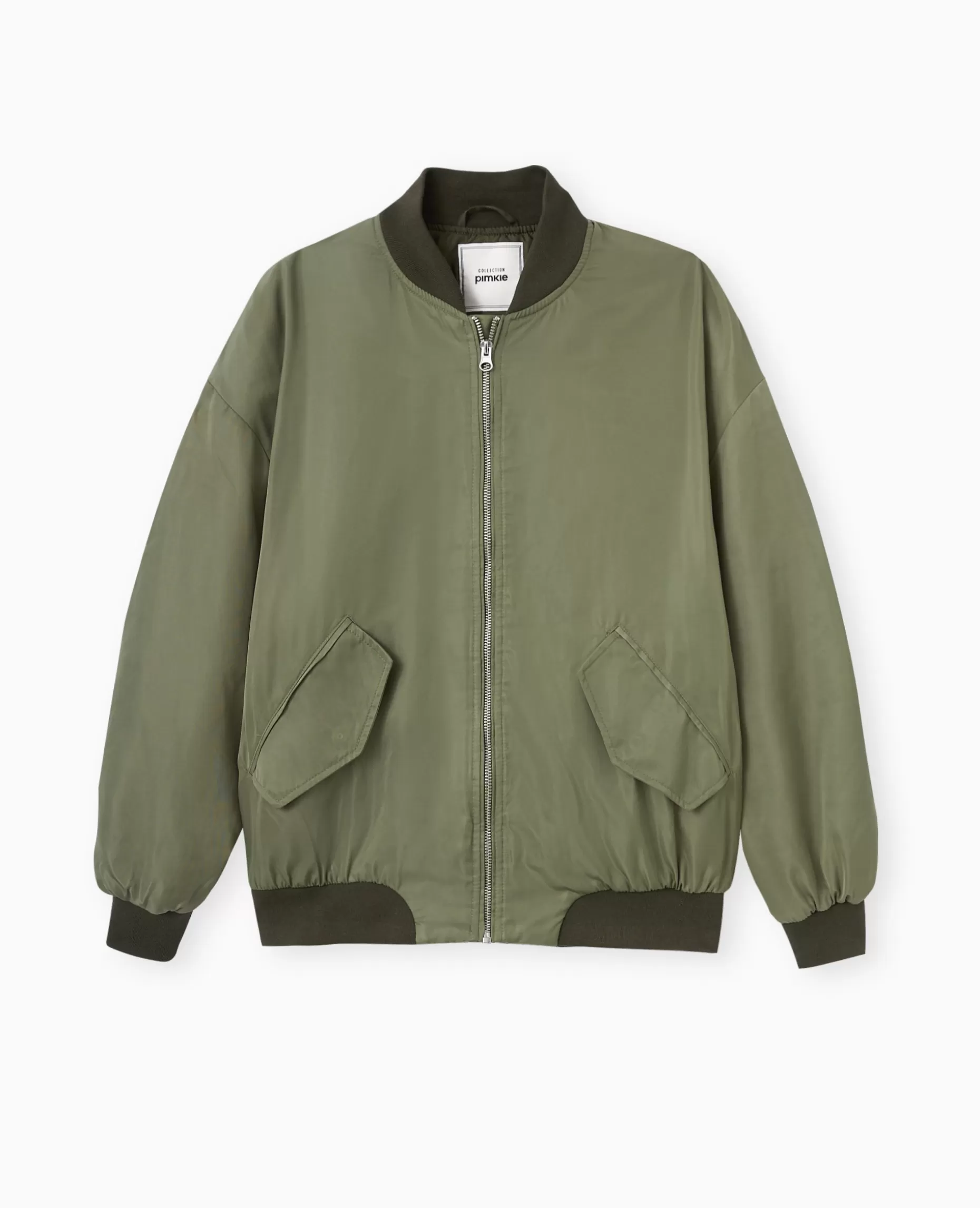 Hot Pimkie Bombers Oversize Avec Fronces Dos Et Manches - vert kaki