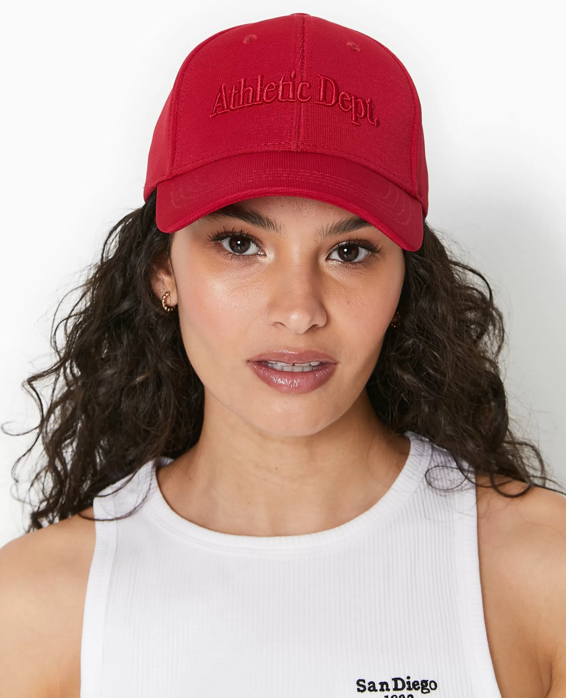 Online Pimkie Casquette Avec Broderie Devant - rouge