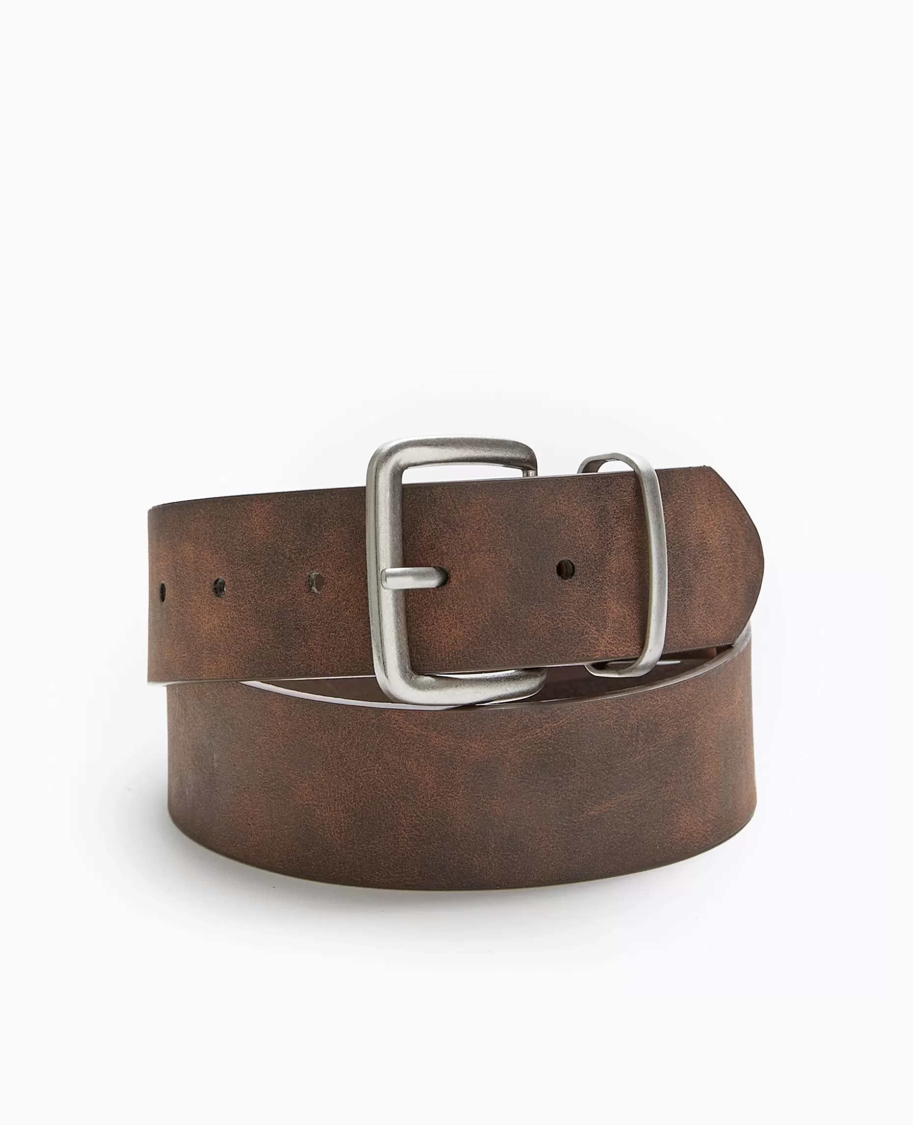 Discount Pimkie Ceinture Aspect Vieilli - marron