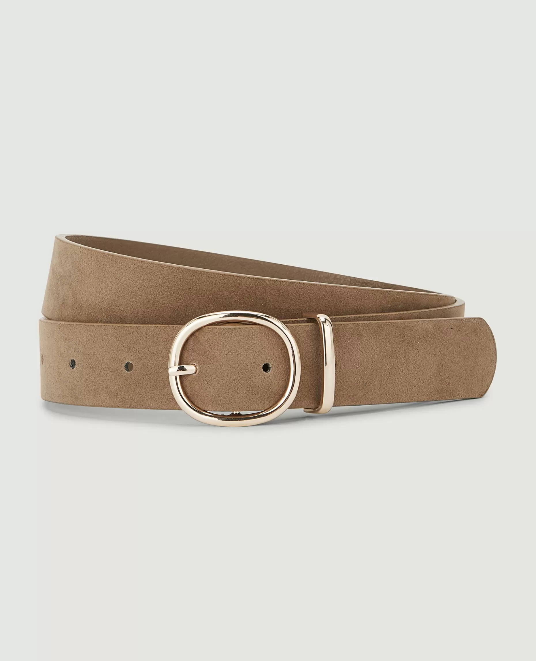 Flash Sale Pimkie Ceinture Boucle Ovale - beige