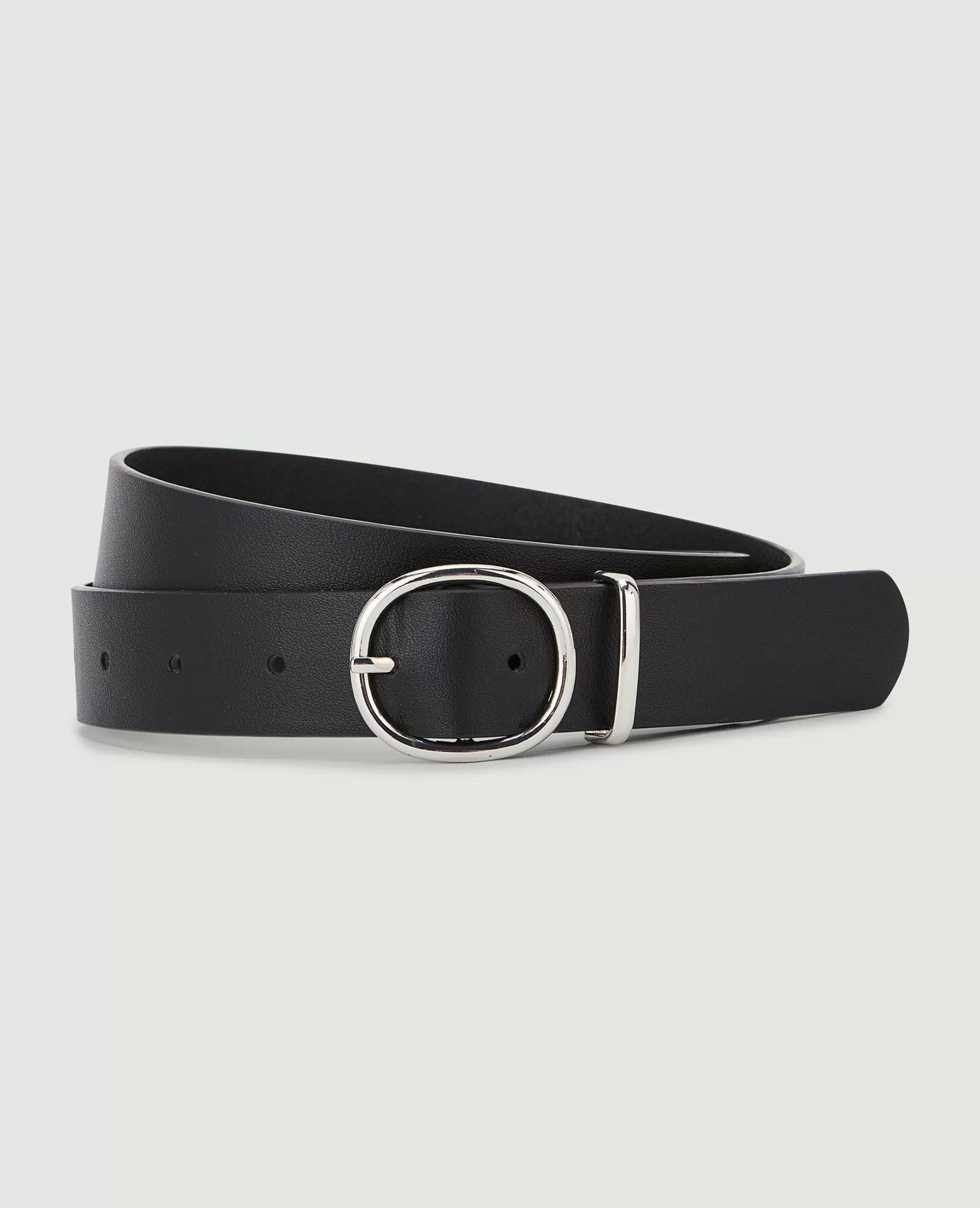 Outlet Pimkie Ceinture Boucle Ovale - noir