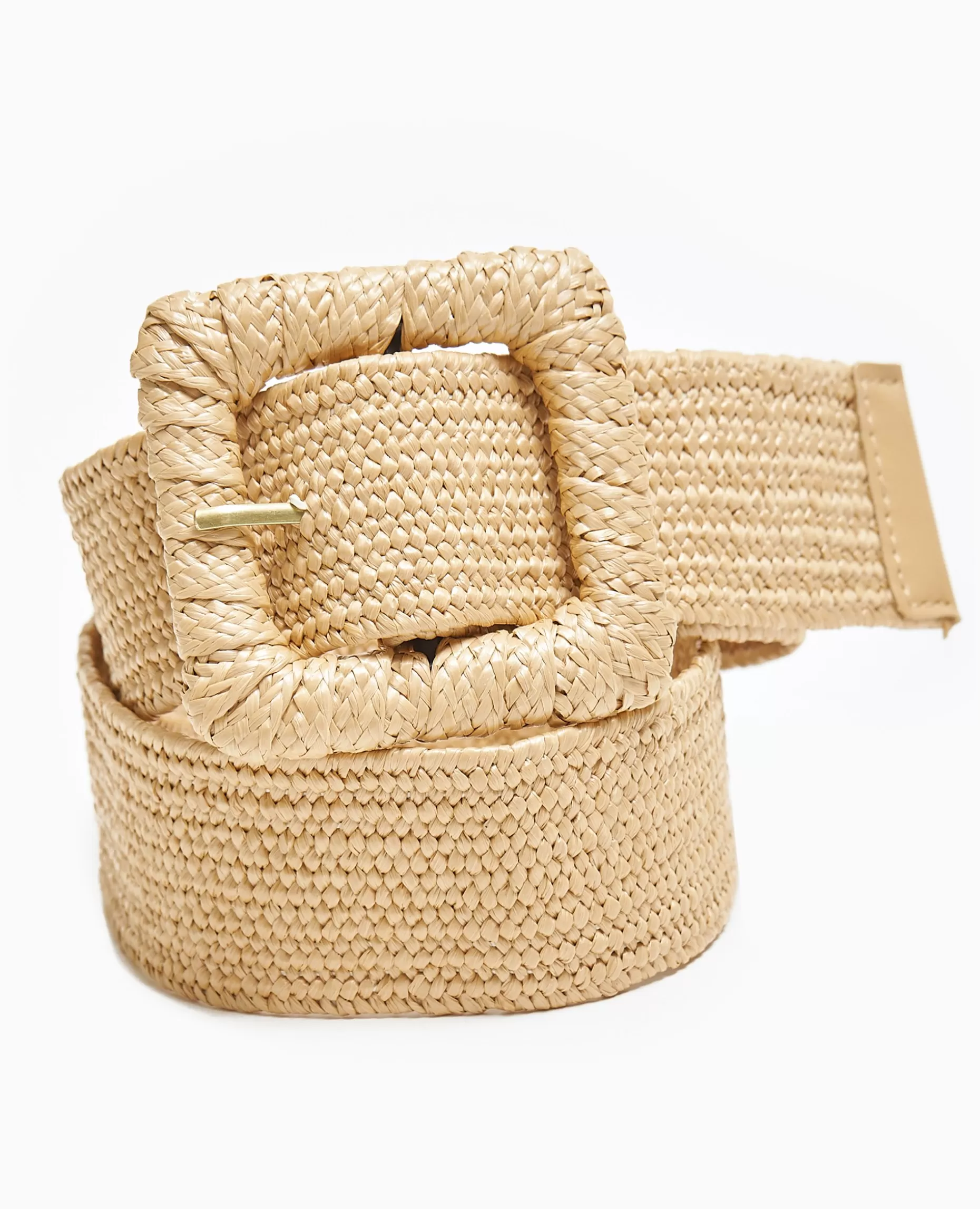 Shop Pimkie Ceinture En Paille - beige