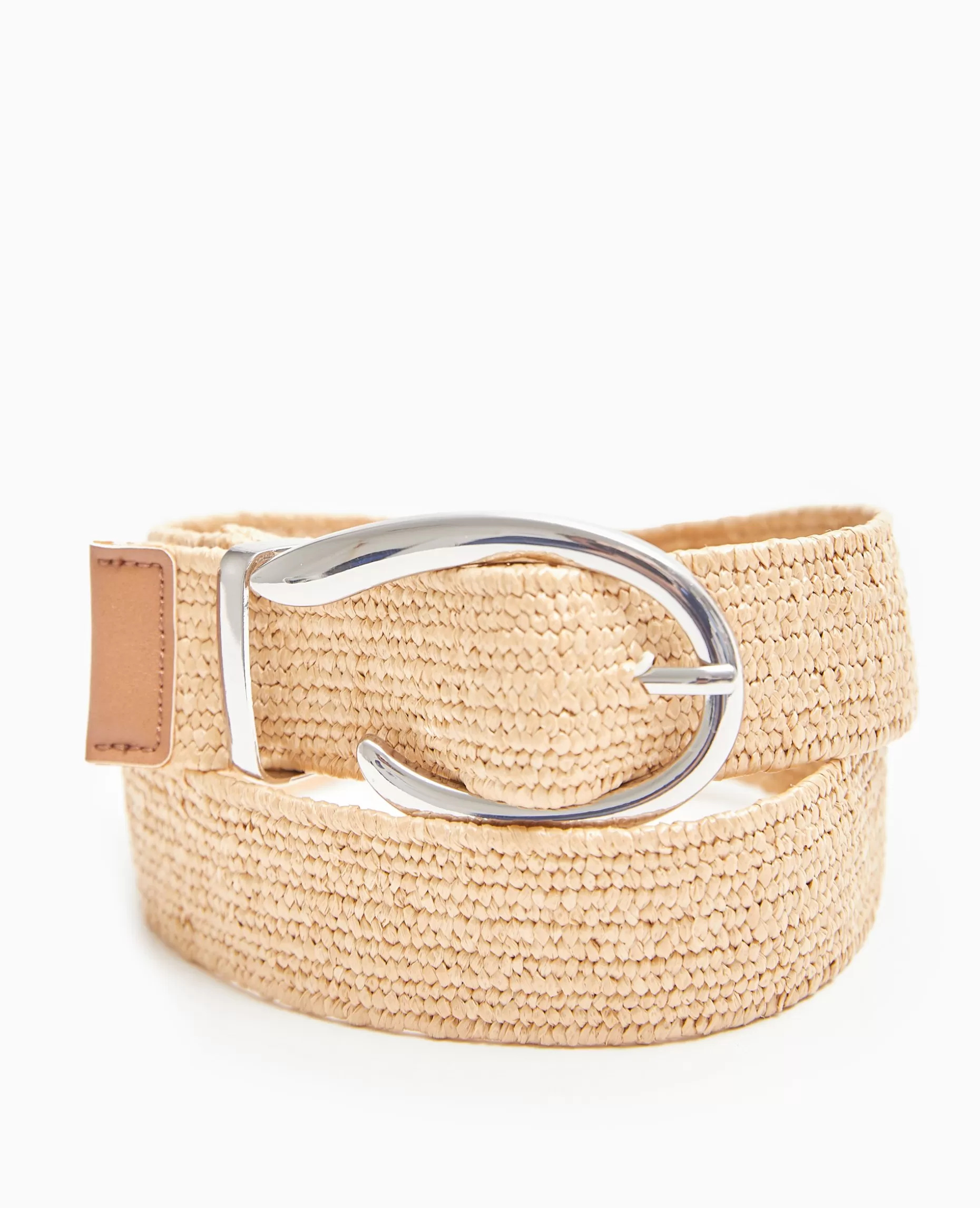 Sale Pimkie Ceinture En Paille élastiquée - beige