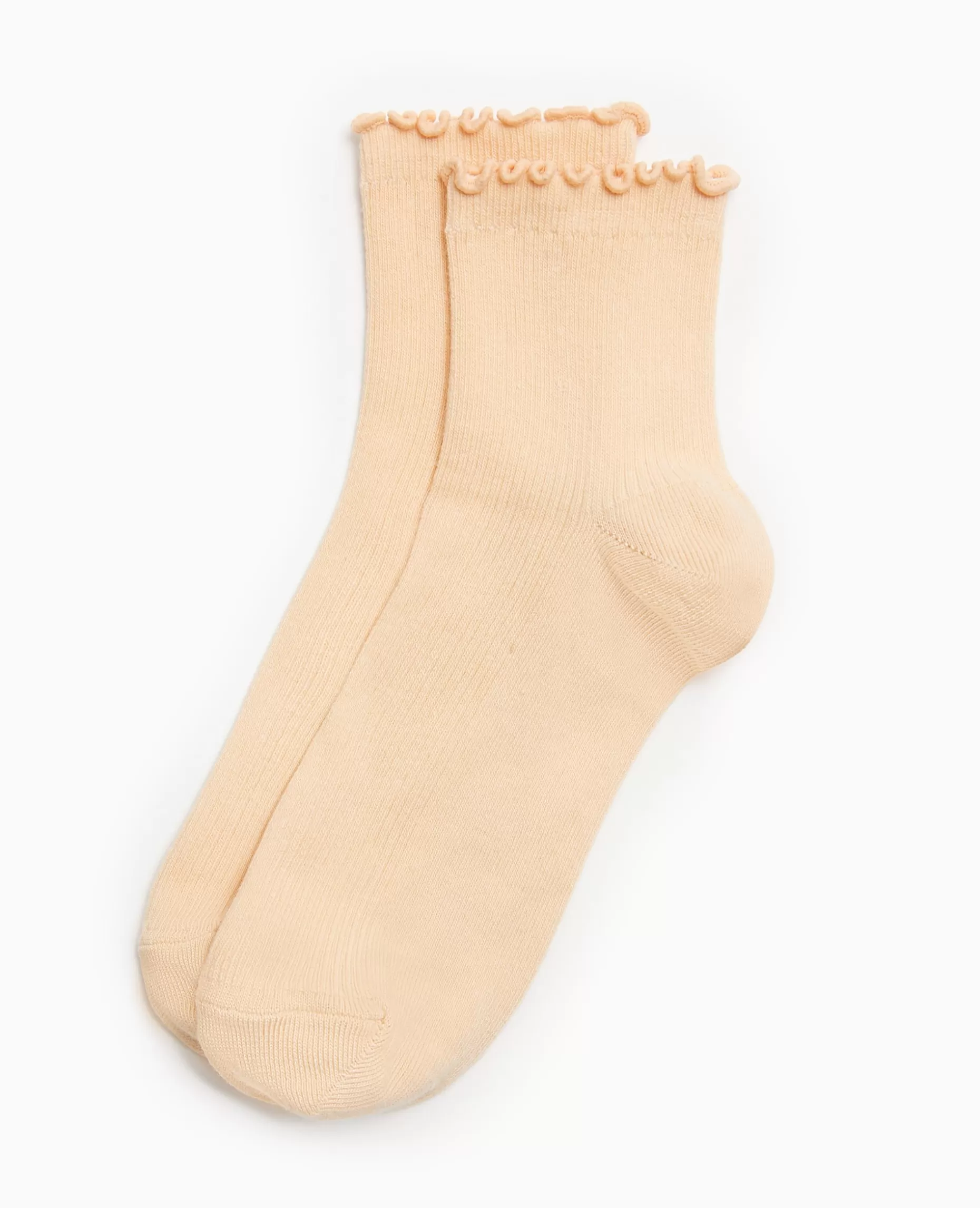 Sale Pimkie Chaussettes Avec Bords Ondulées - orange