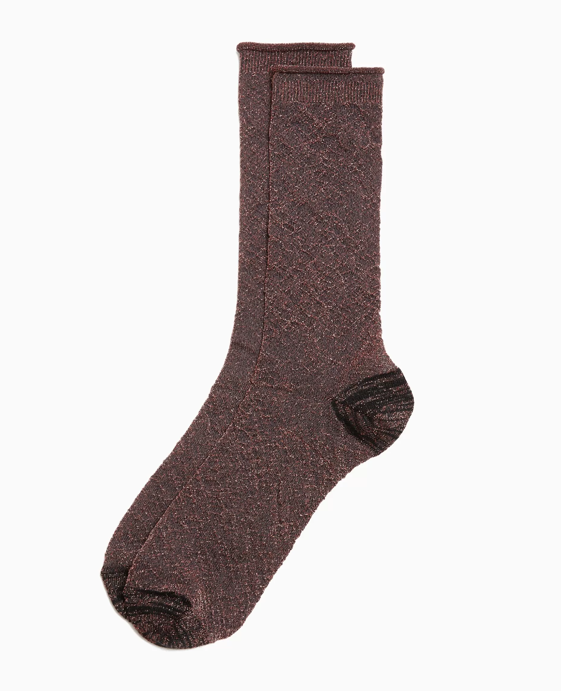 Cheap Pimkie Chaussettes Avec Fils Lurex - marron