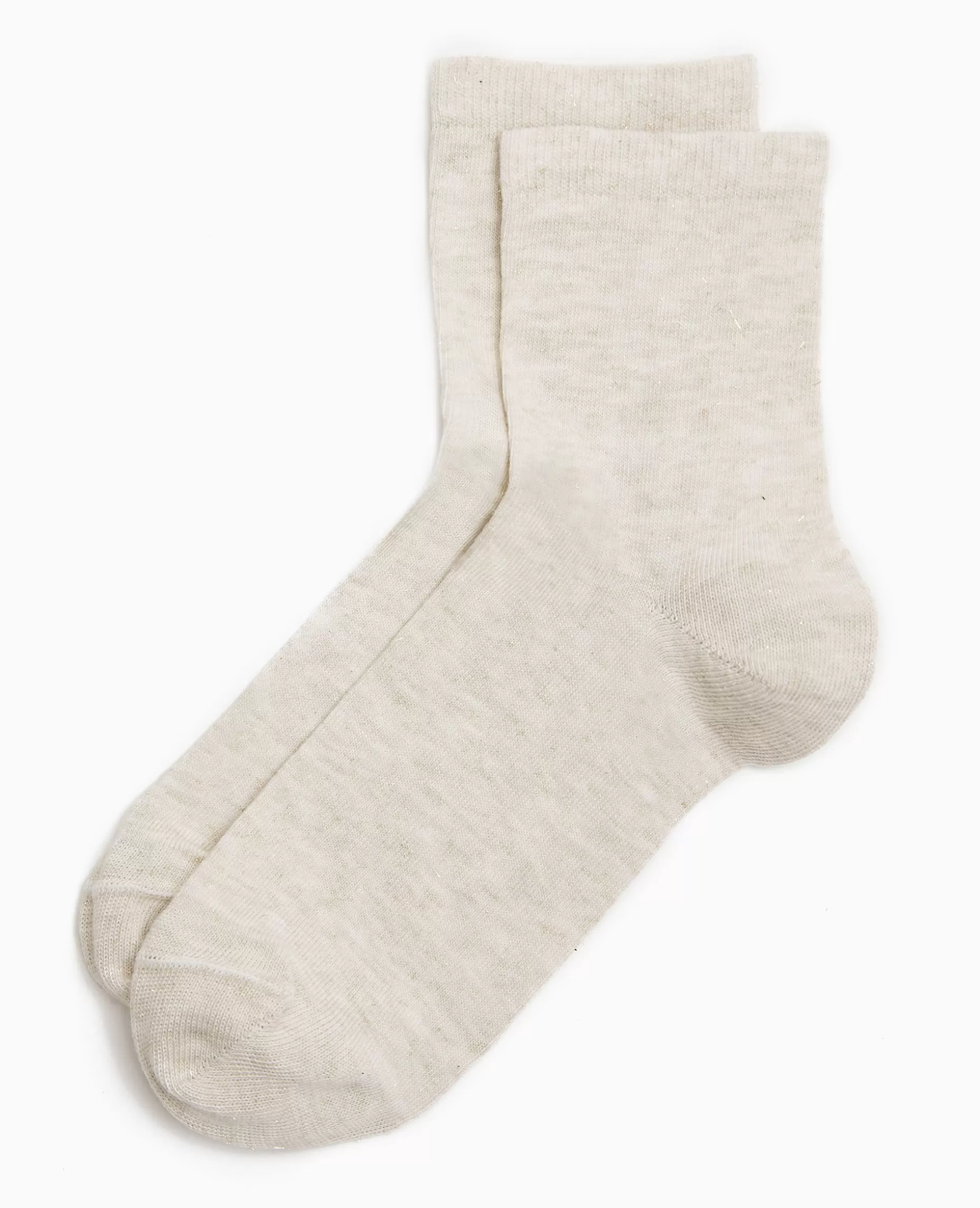 Shop Pimkie Chaussettes Avec Fils Lurex Effet Paillettes - blanc