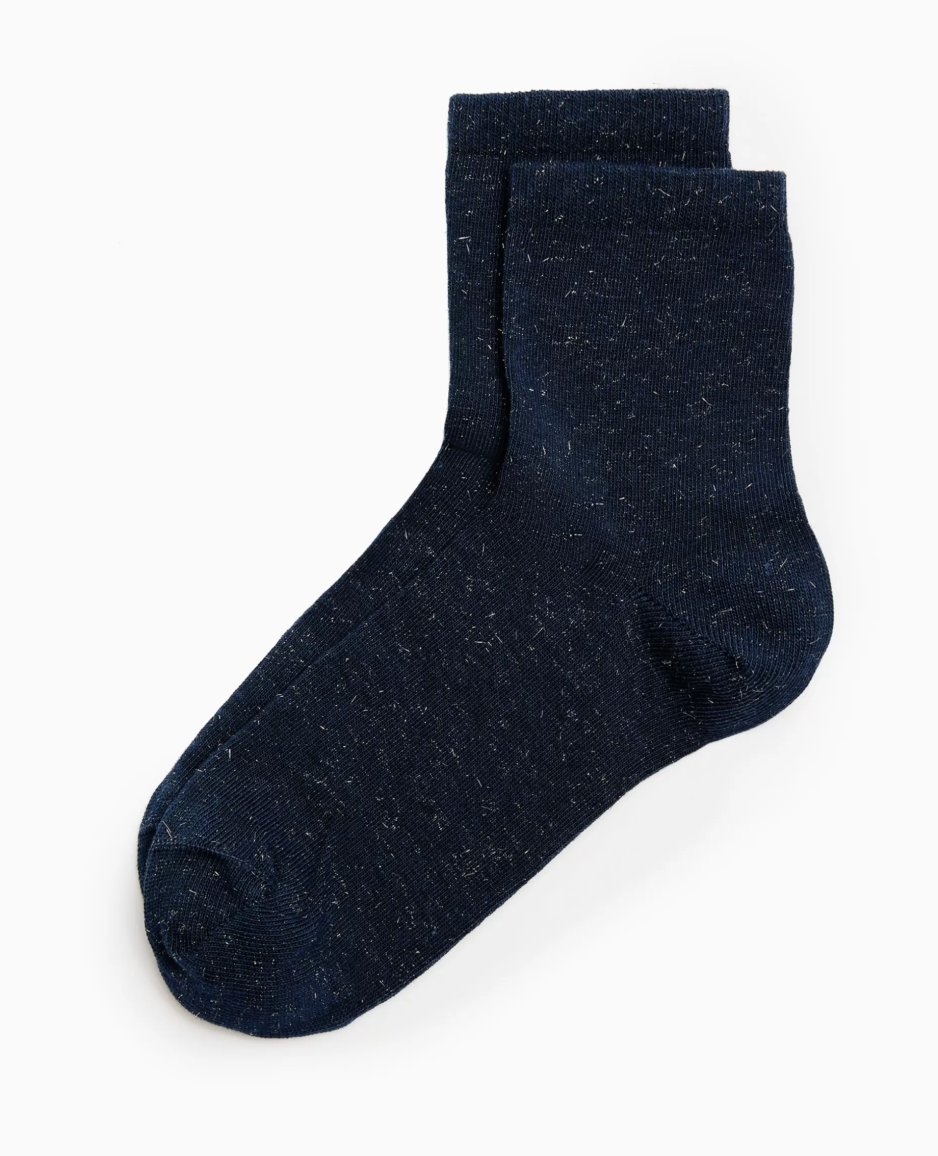 Online Pimkie Chaussettes Avec Fils Lurex Effet Paillettes - bleu marine