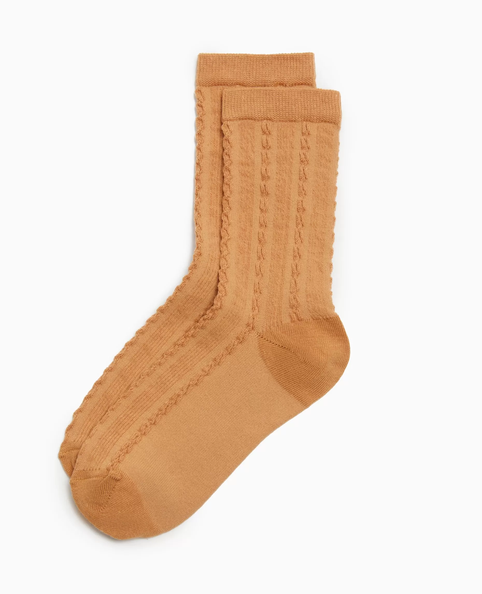 Cheap Pimkie Chaussettes En Maille Fantaisie - marron