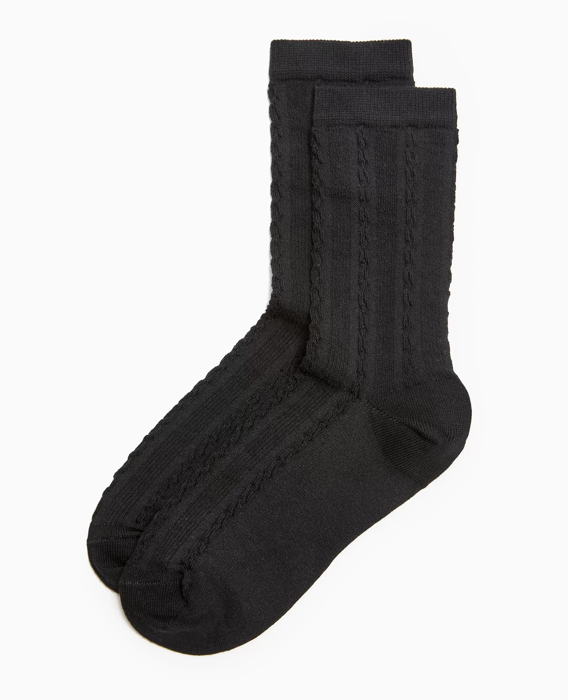 Hot Pimkie Chaussettes En Maille Fantaisie - noir