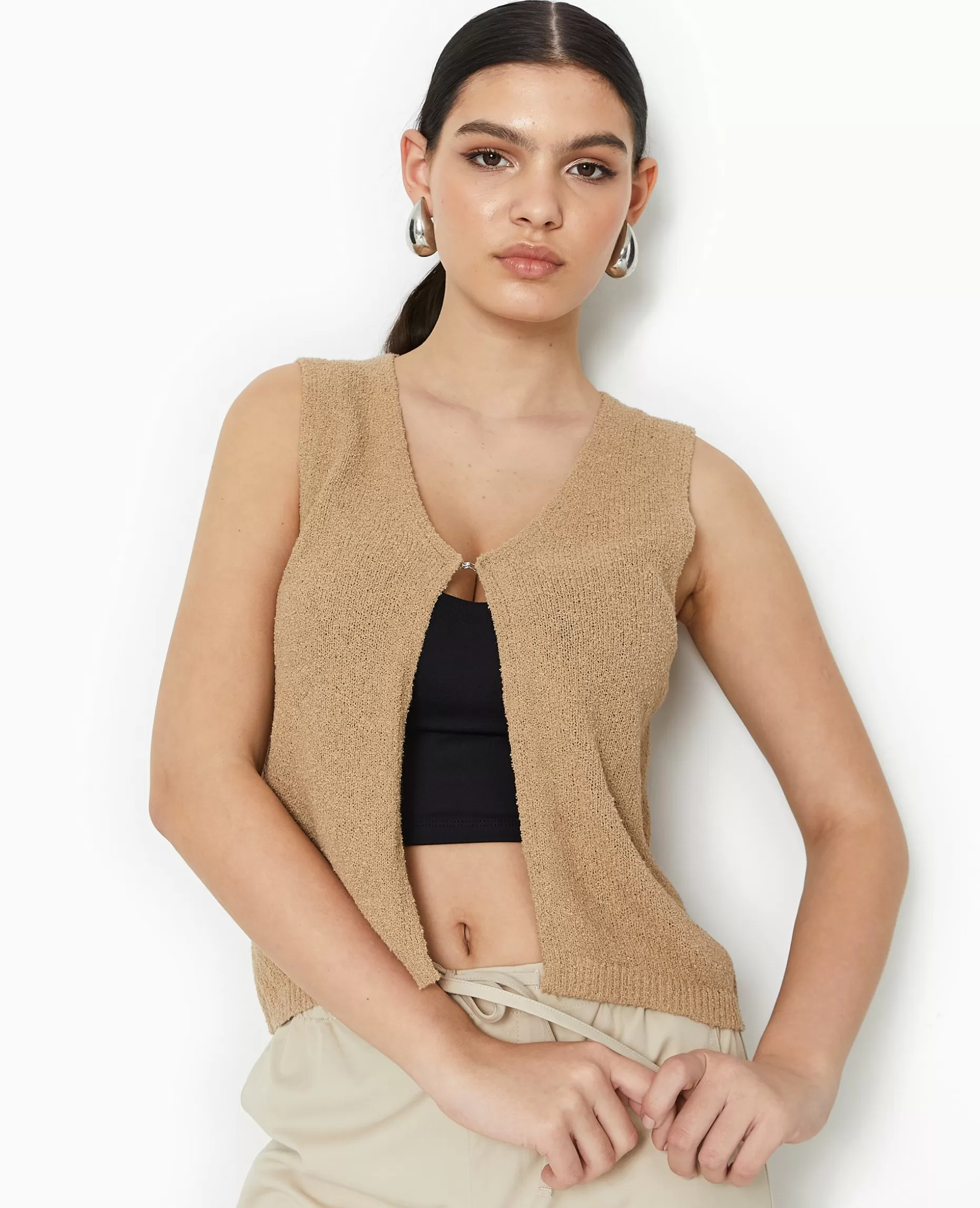 Store Pimkie Gilet Sans Manches - taupe