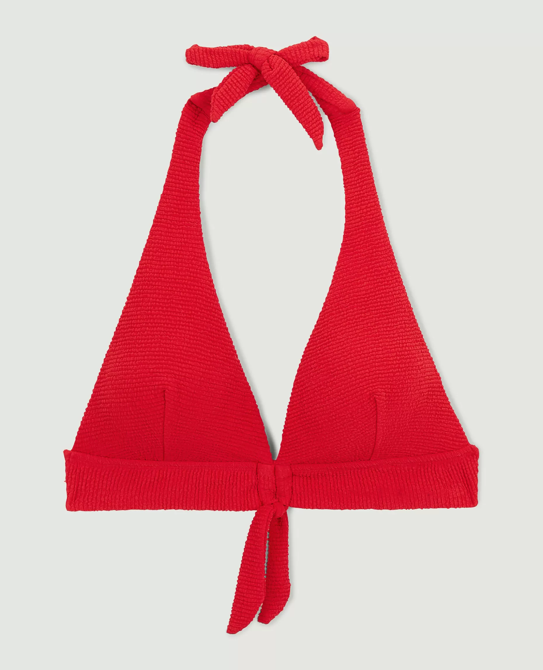 Discount Pimkie Haut De Maillot Triangle Foulard - rouge