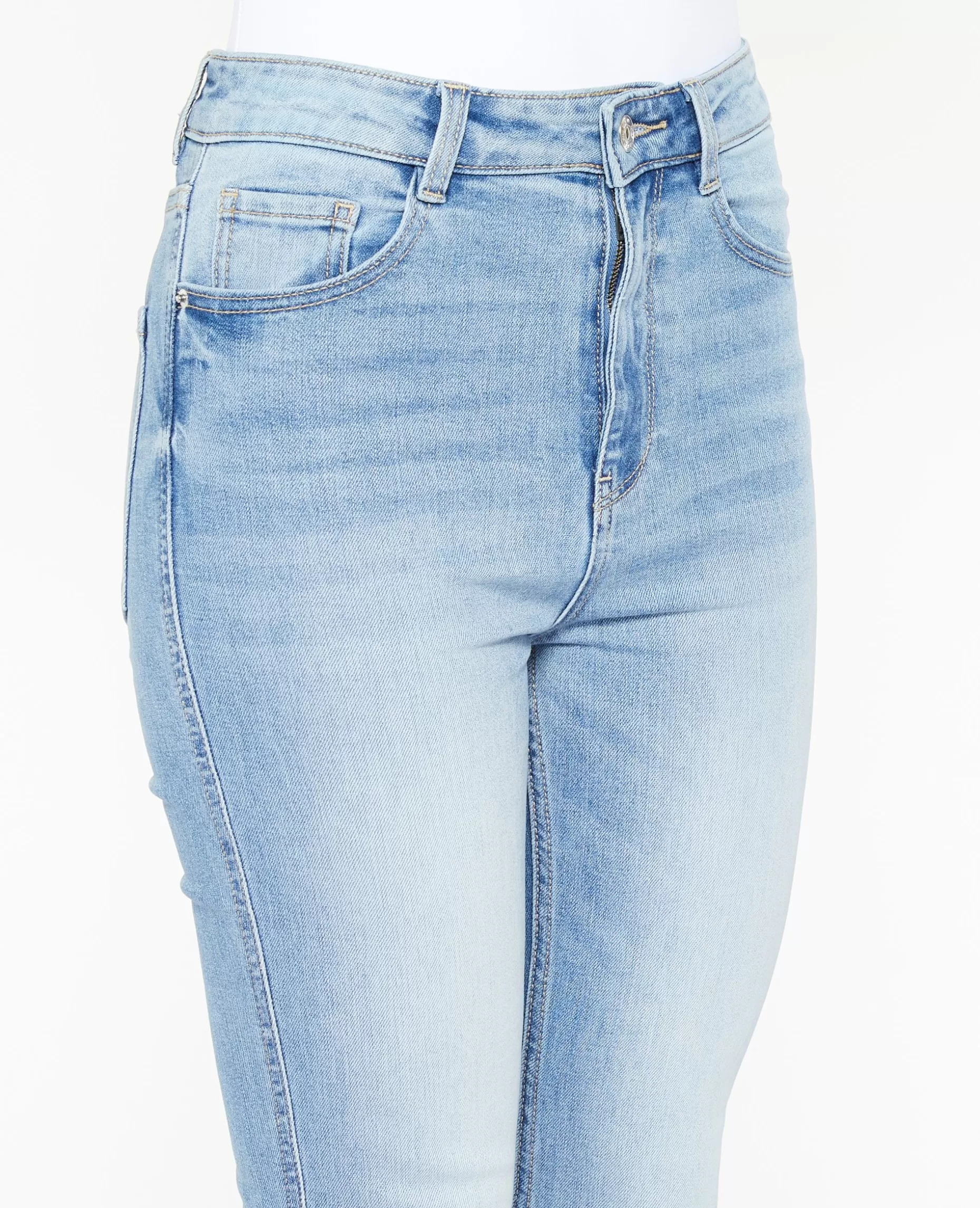 Store Pimkie Jean Flare Taille Haute - bleu