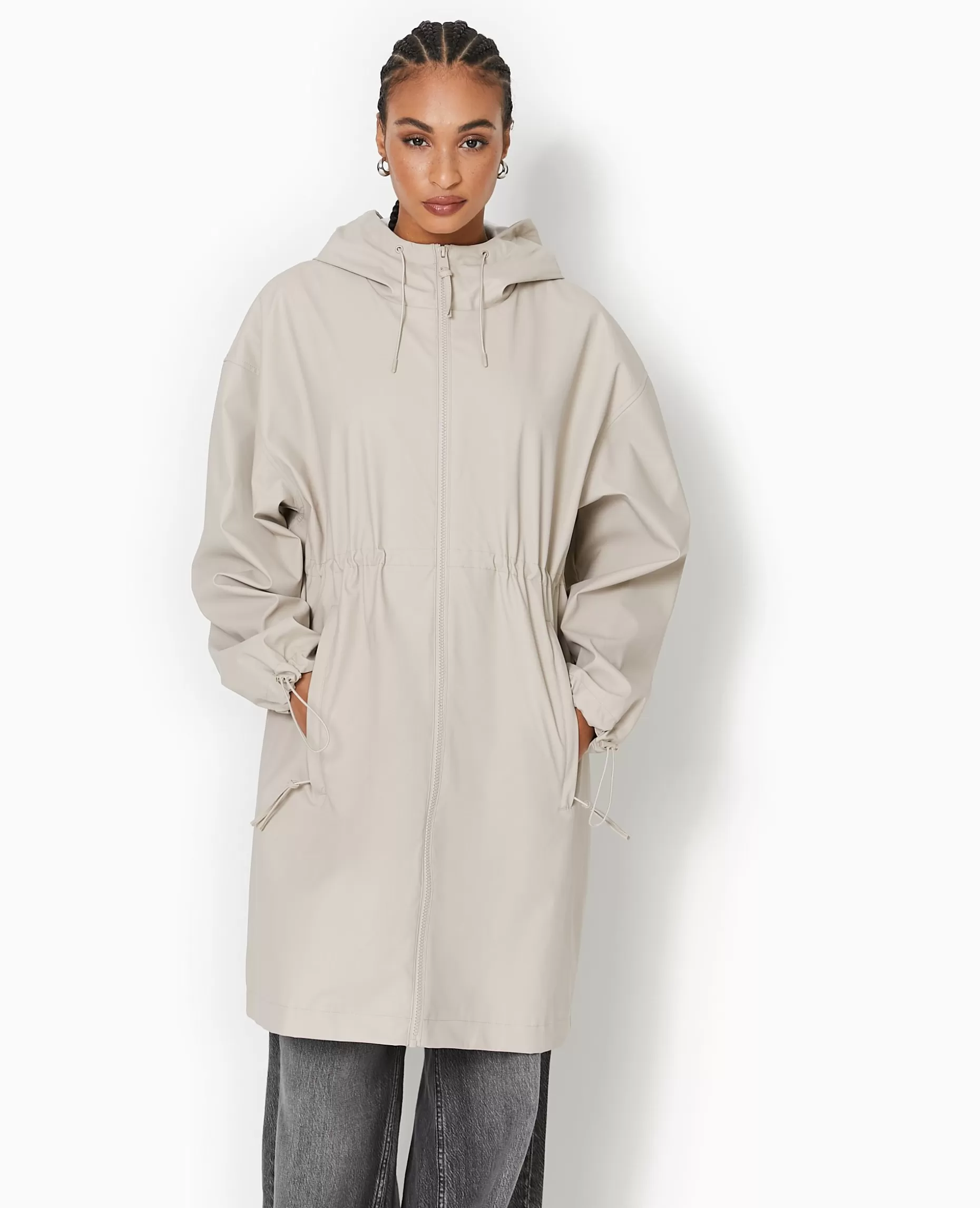 Outlet Pimkie Manteau De Pluie Avec Capuche - beige