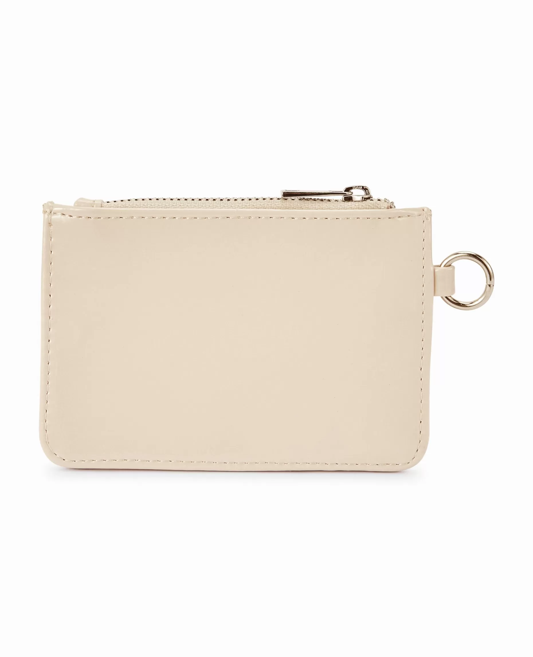 Sale Pimkie Mini Porte-monnaie Effet Cuir Verni - blanc