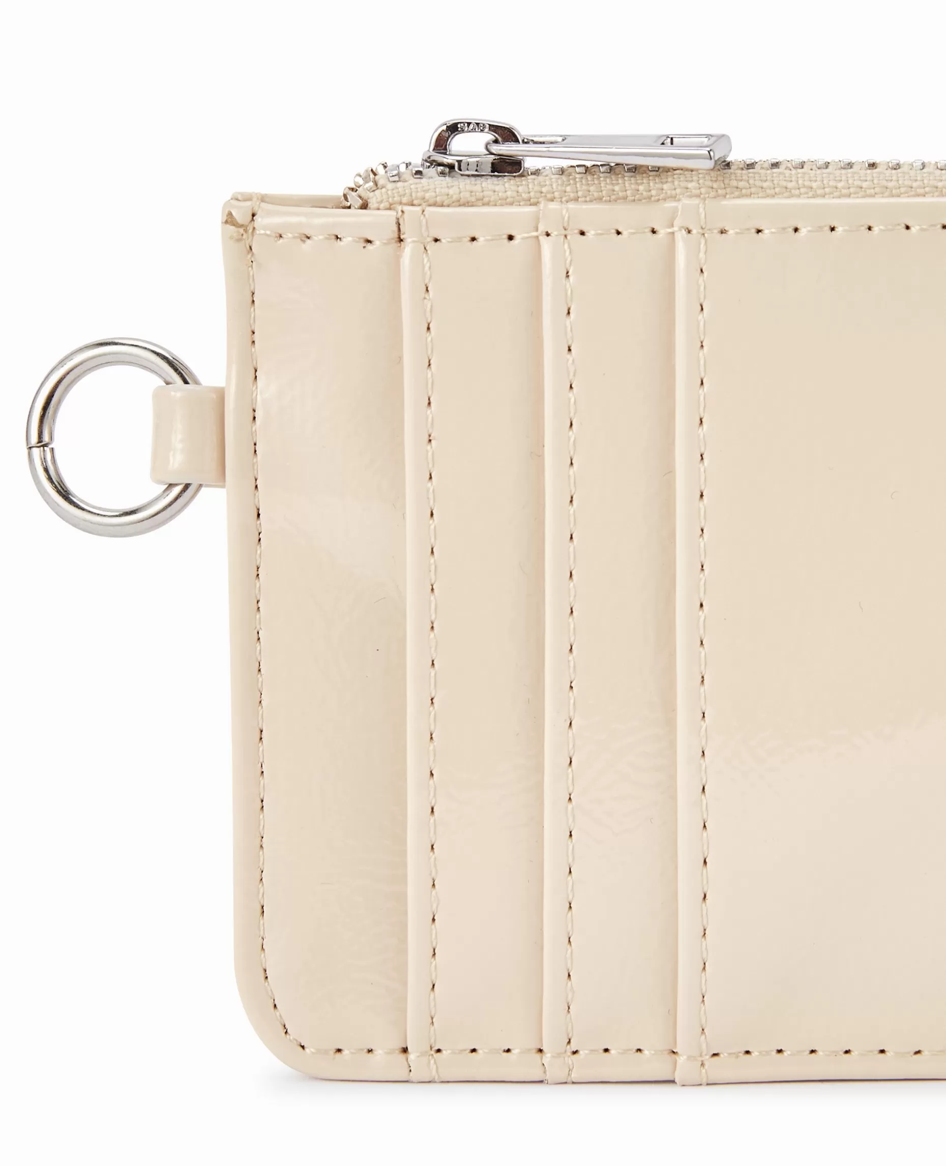 Sale Pimkie Mini Porte-monnaie Effet Cuir Verni - blanc