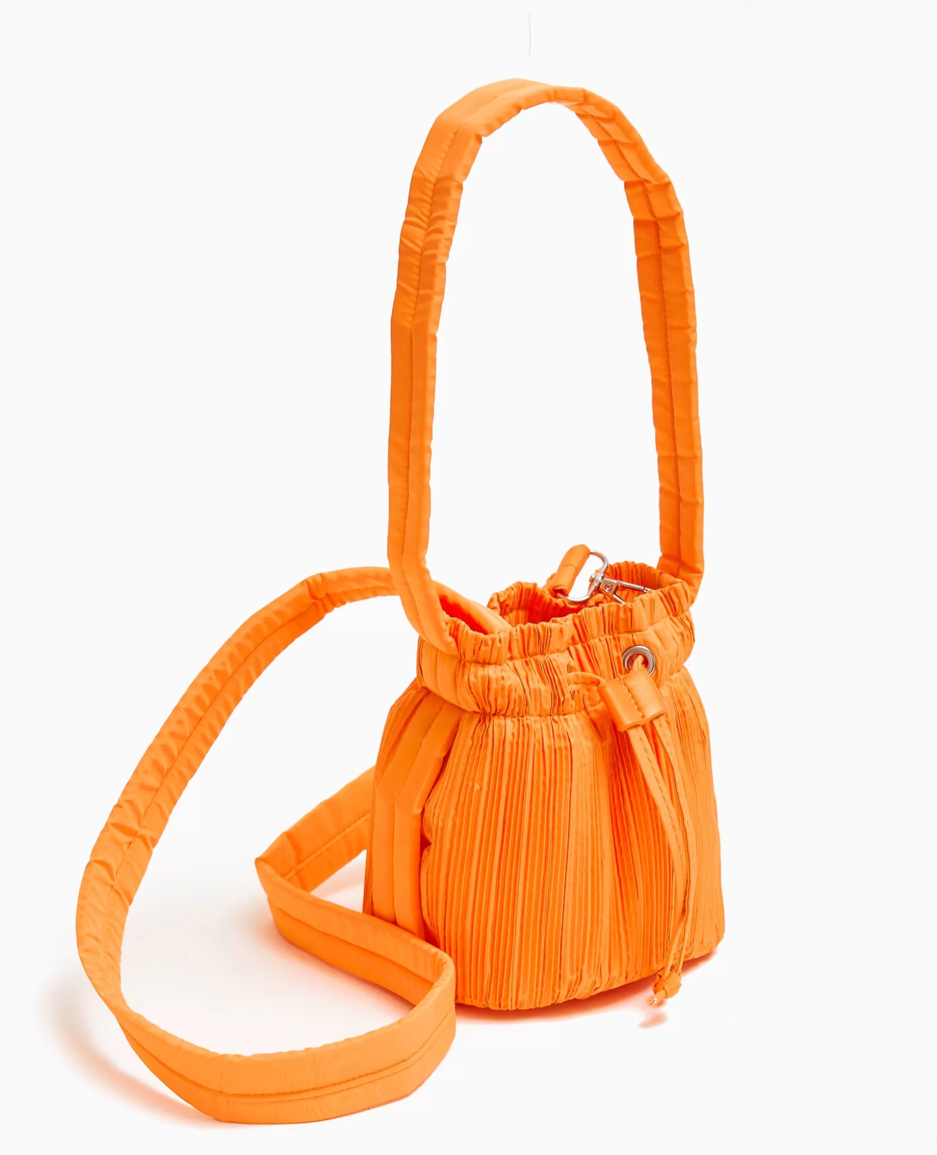 Hot Pimkie Mini Sac Seau En Tissu Plissé - orange