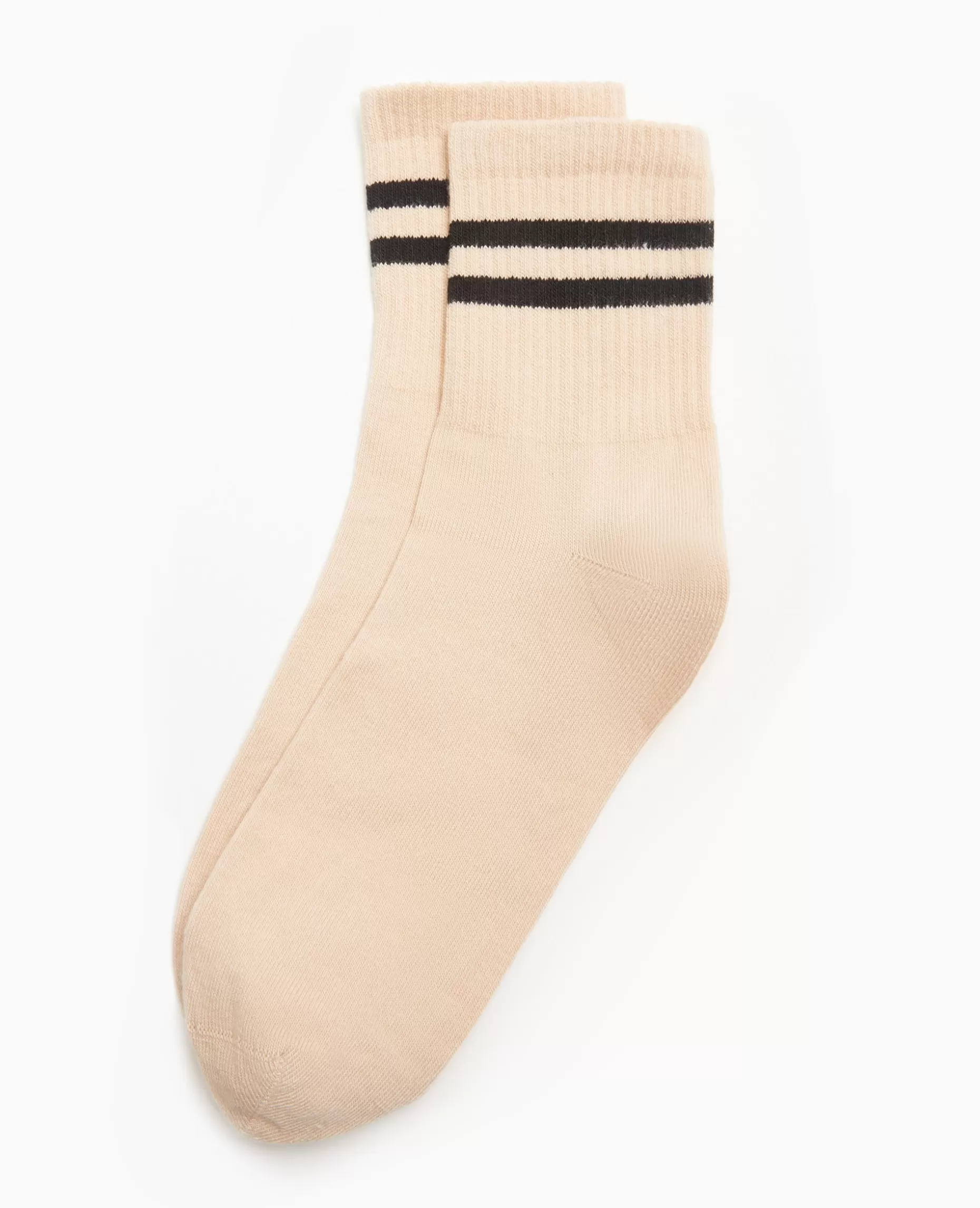 Online Pimkie Paire De Chaussettes Avec Bandes - noir