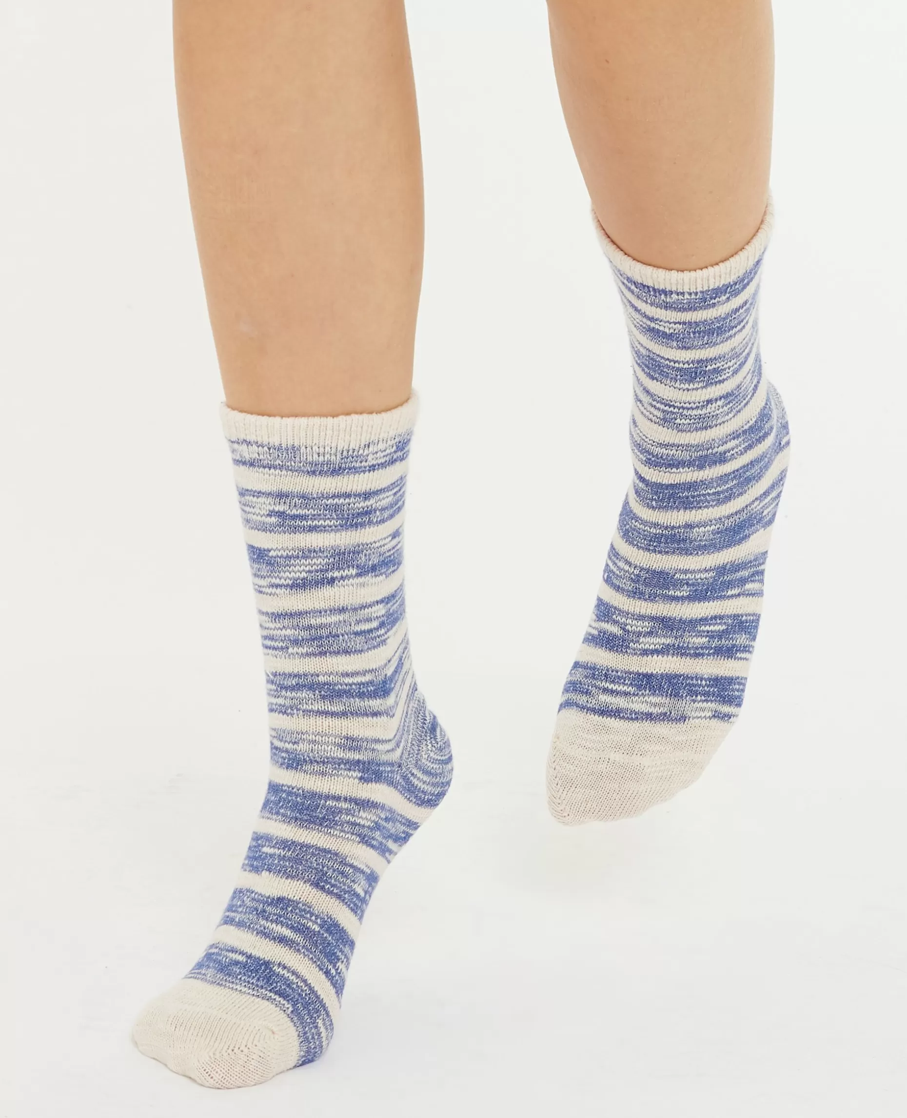 Flash Sale Pimkie Paire De Chaussettes Bicolores Effet Rayé - bleu foncé