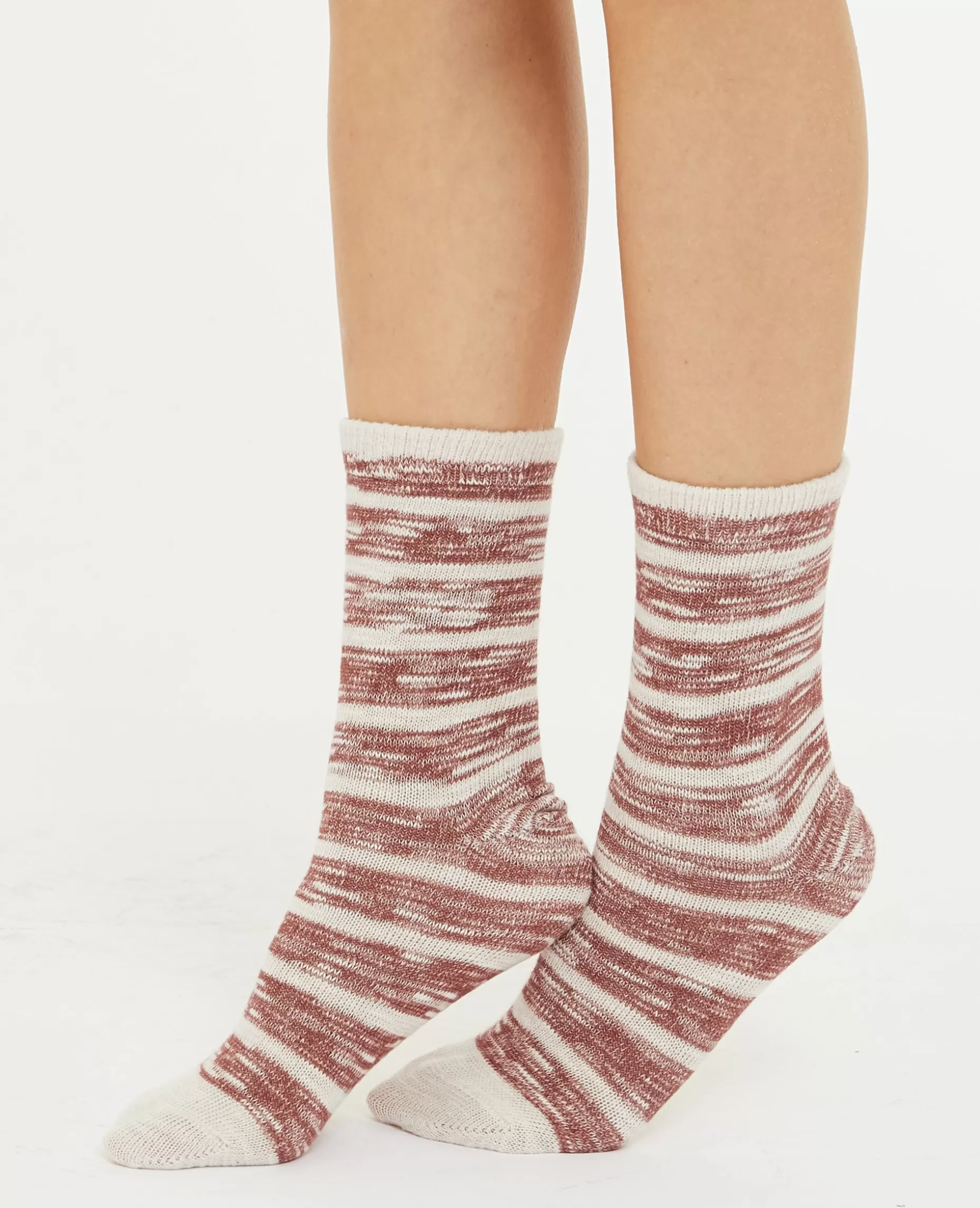 Clearance Pimkie Paire De Chaussettes Bicolores Effet Rayé - taupe