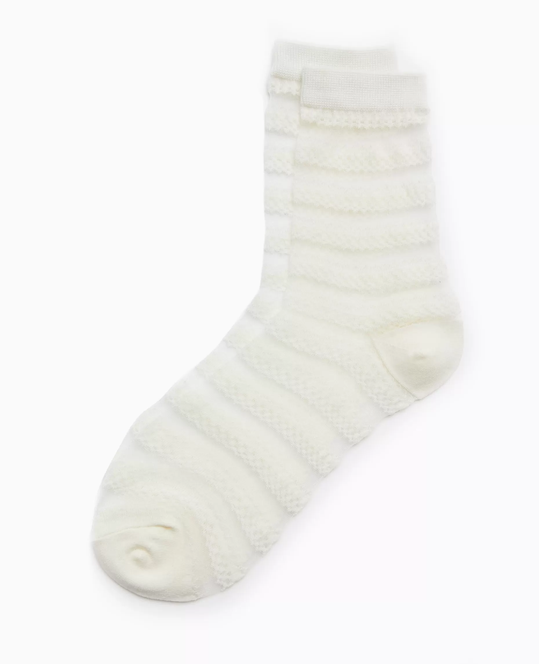 New Pimkie Paire De Chaussettes Bi-matiè;re - blanc