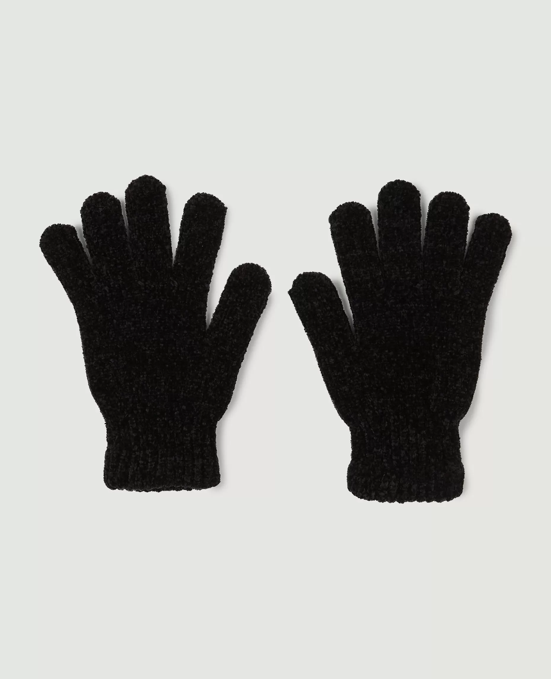 Discount Pimkie Paire De Gants Maille Chenille - noir