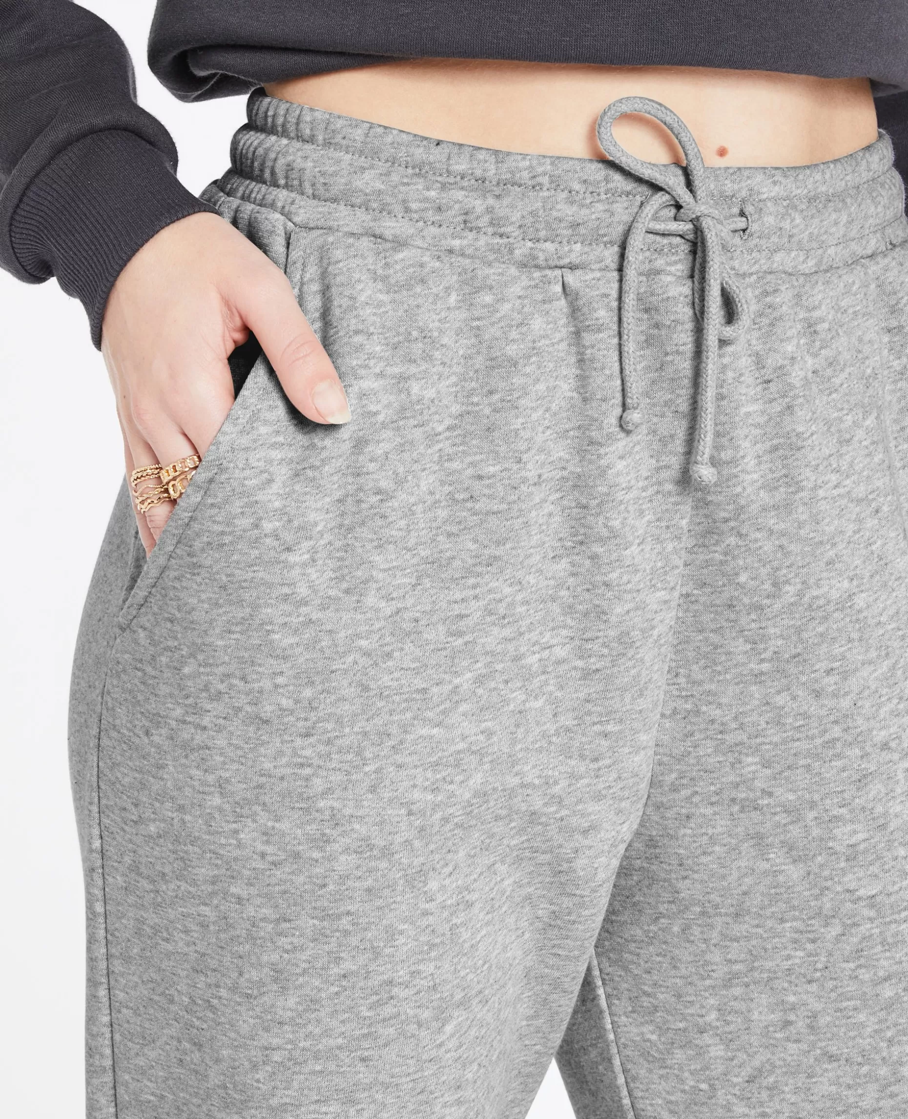 Online Pimkie Pantalon De Jogging En Molleton - gris chiné