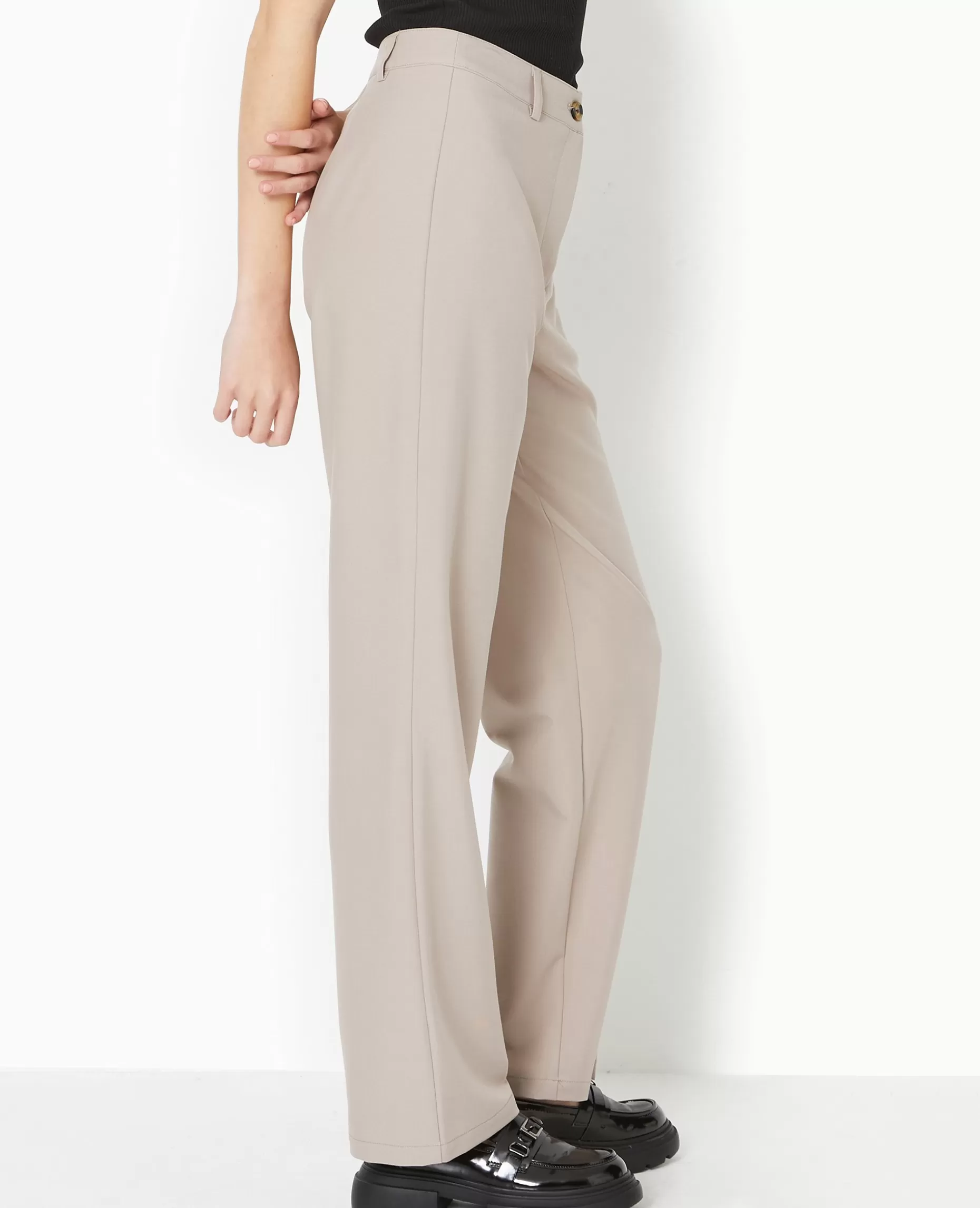 Shop Pimkie Pantalon Droit City - beige