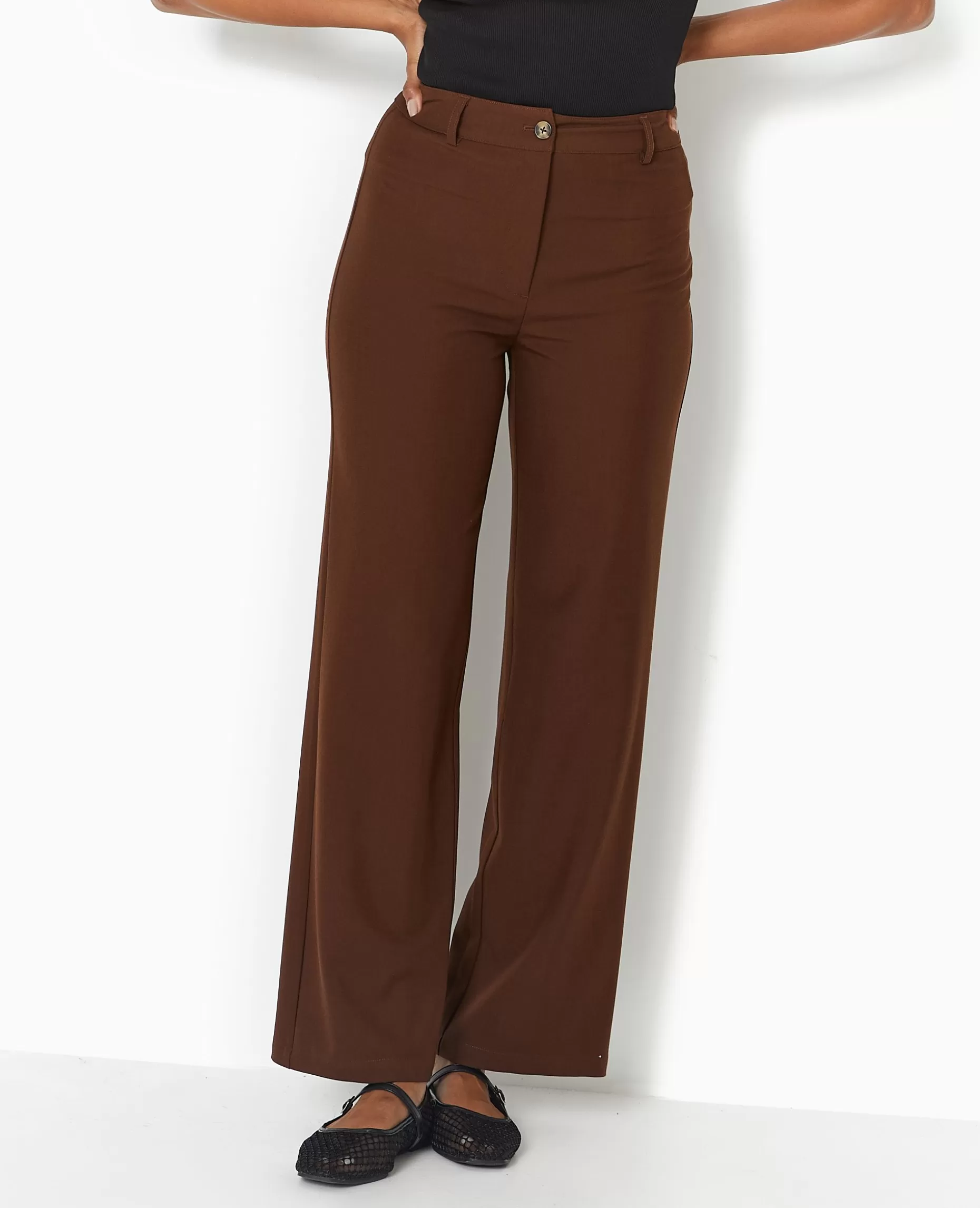 Best Pimkie Pantalon Droit City - marron