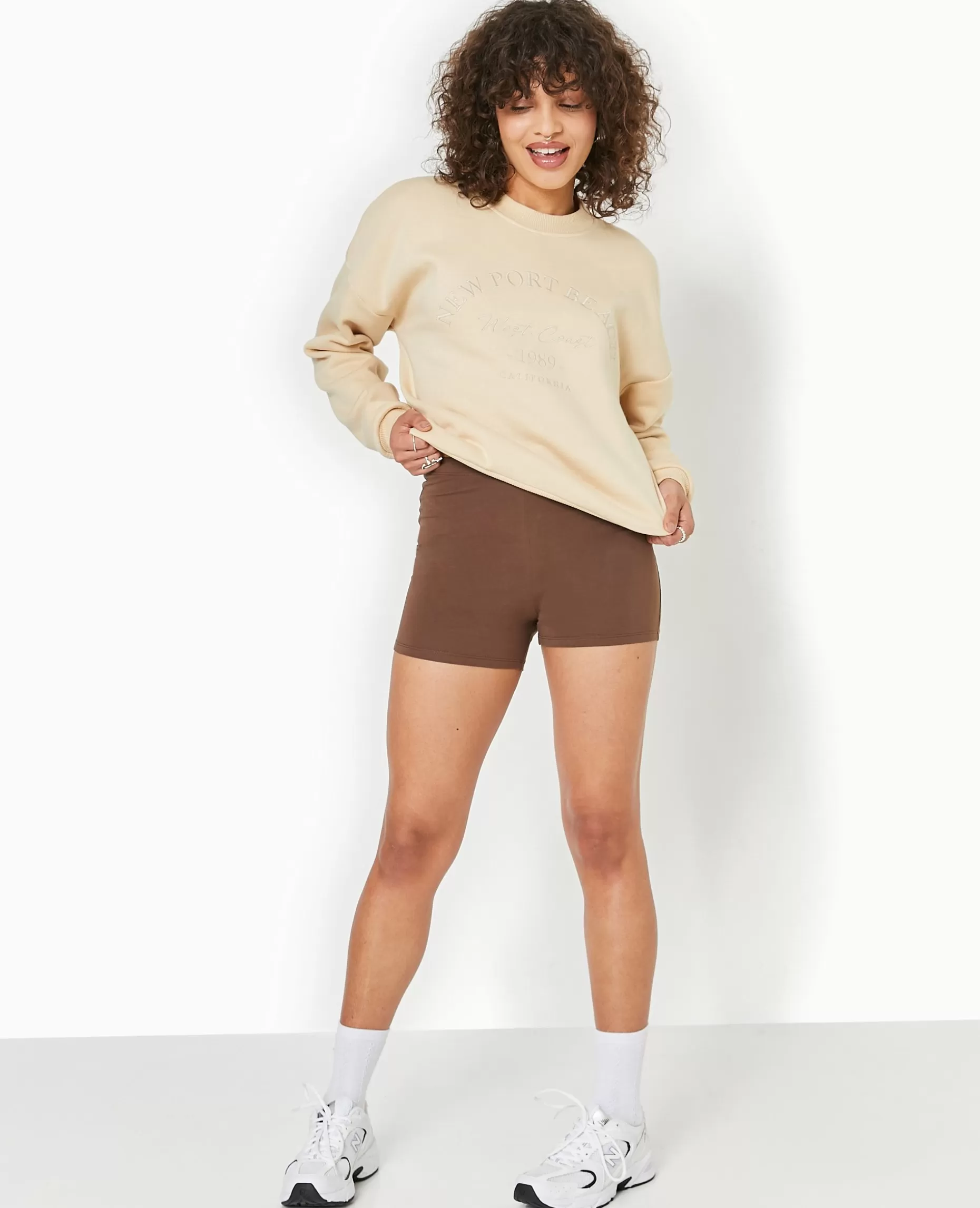 Clearance Pimkie Short Cycliste Court - marron