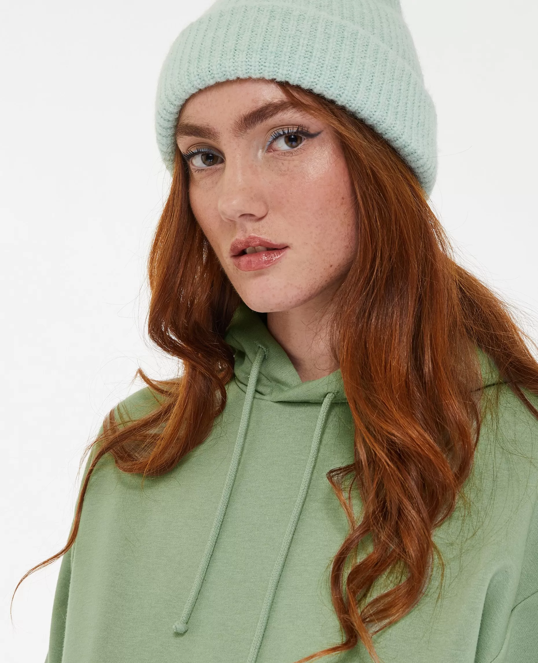 Flash Sale Pimkie Sweat Capuche Oversize - vert