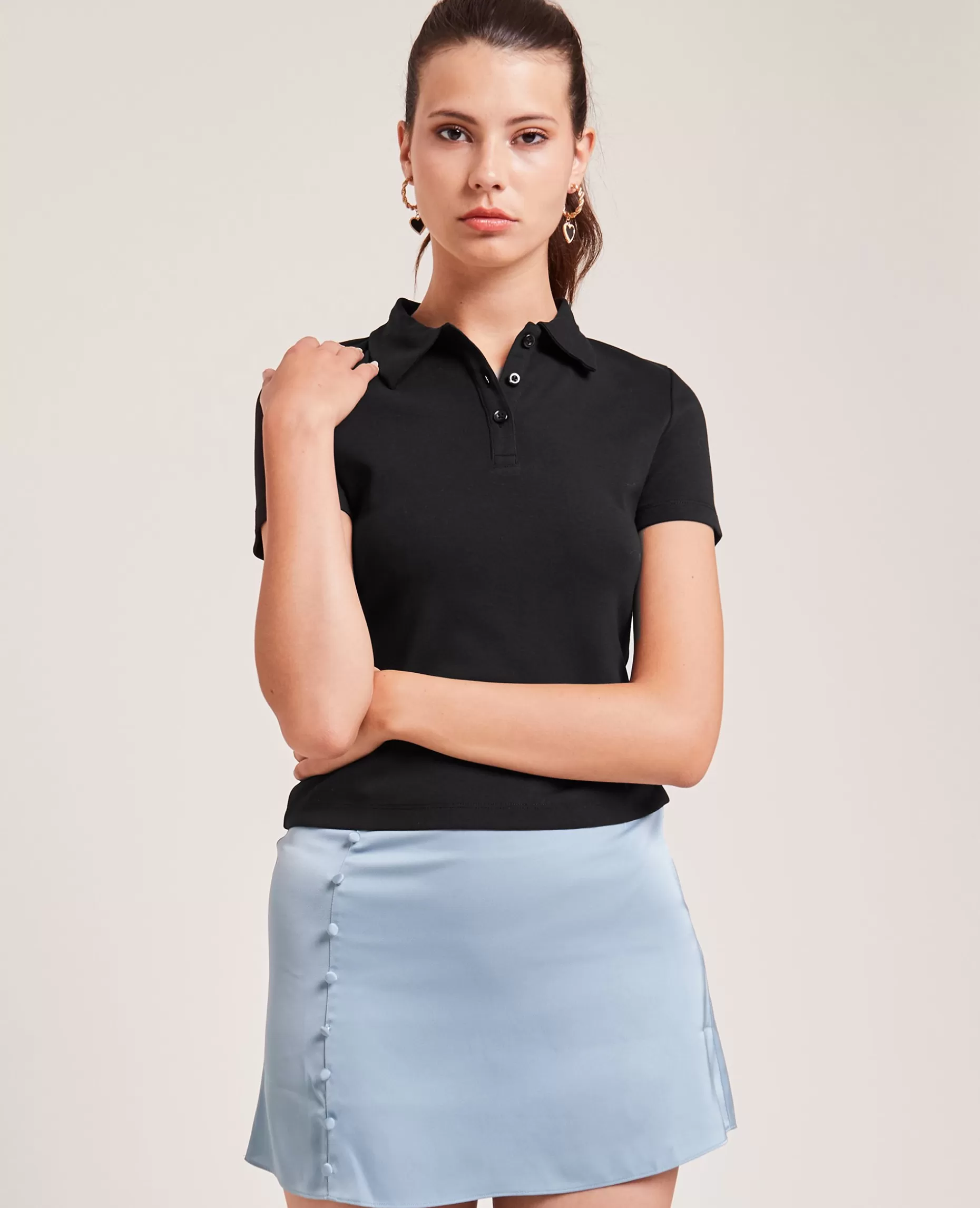 Cheap Pimkie Top Forme Polo - noir