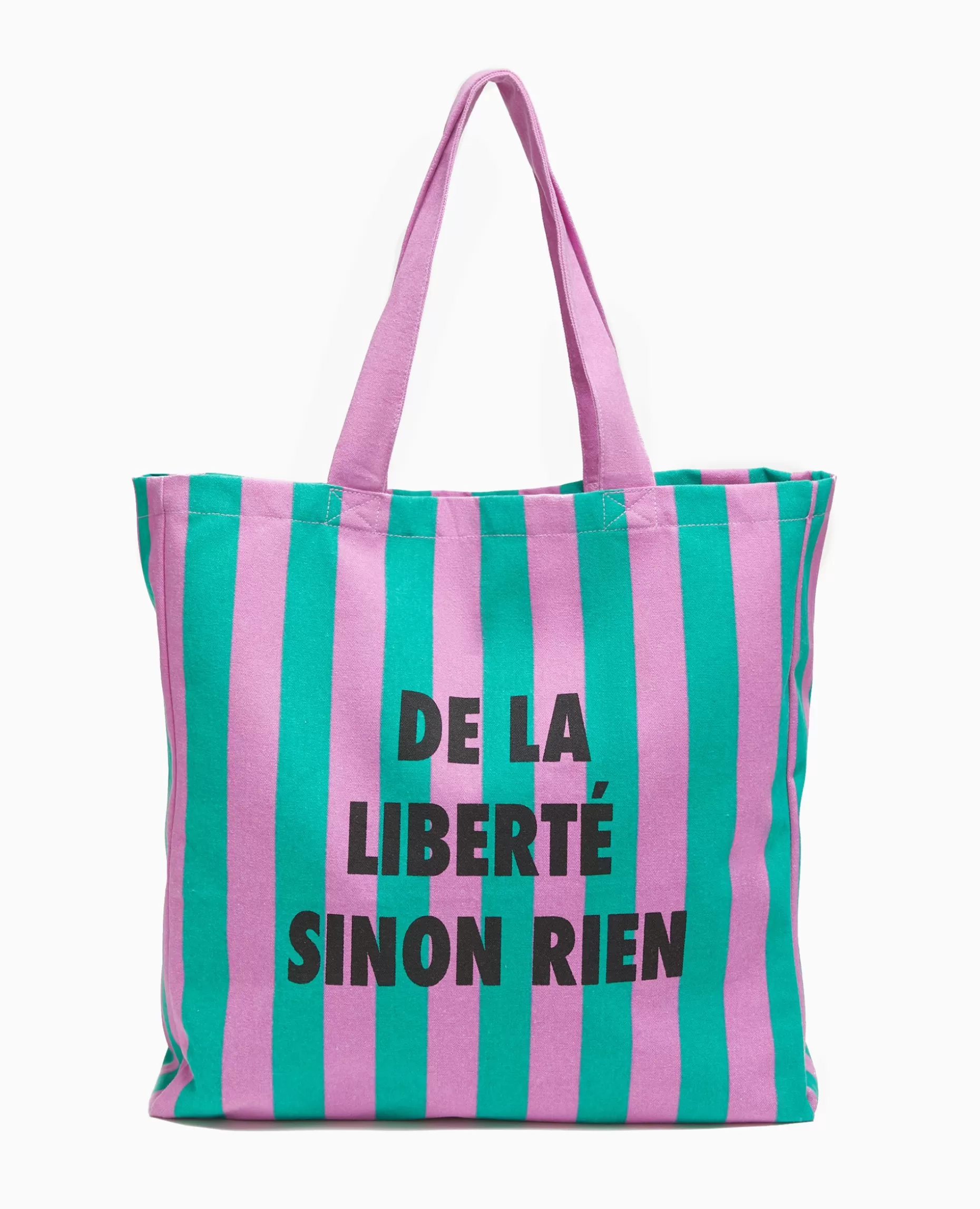 Online Pimkie Tote Bag XXL Rayé - lilas