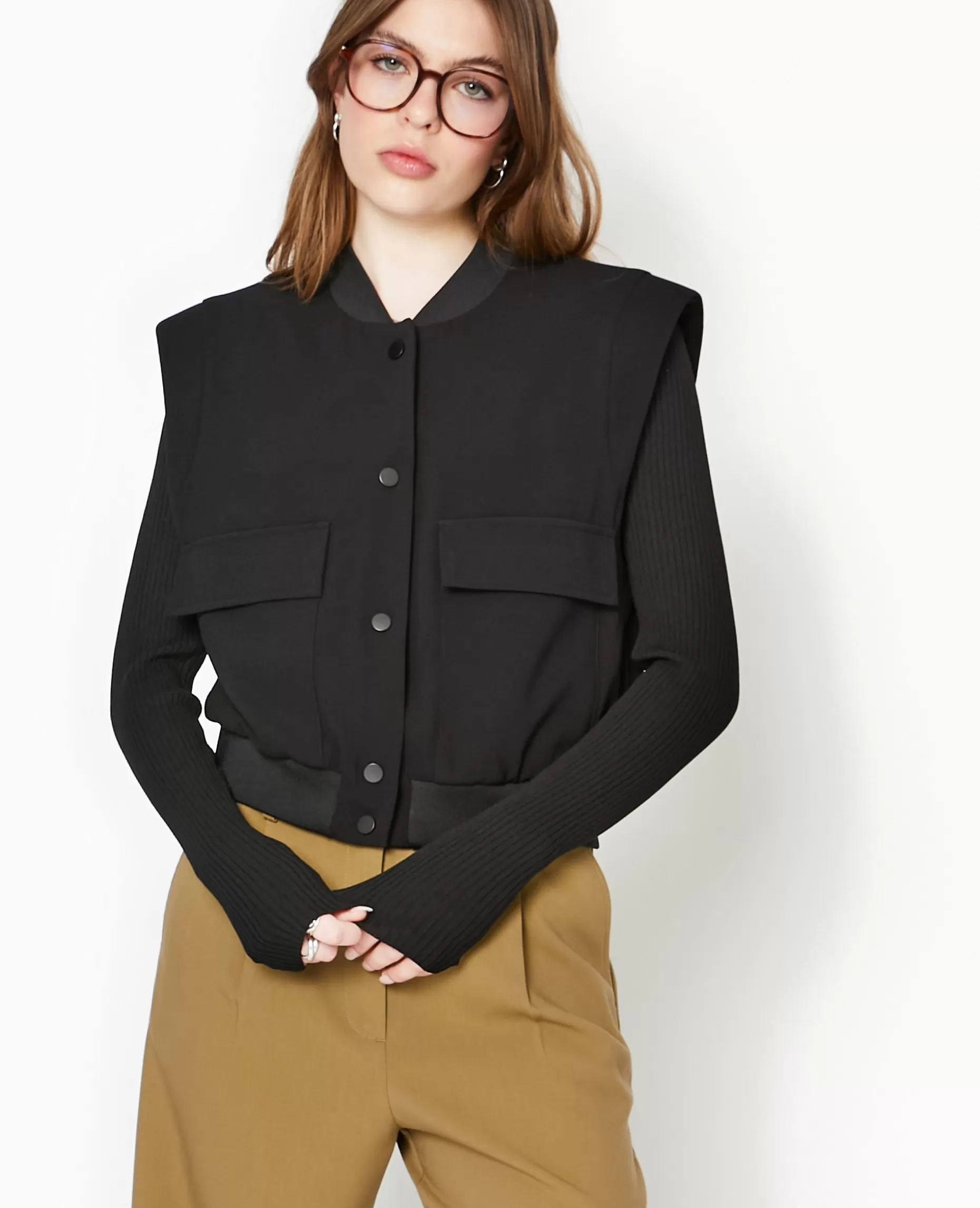 Cheap Pimkie Veste Sans Manches - noir